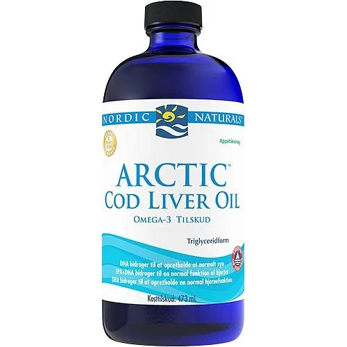 Arctic Cod Liver Oil, appelsinsmag 473 ml